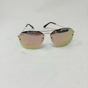 EPOCH EYEWEAR Women’s Polarized Sunglasses EMERSON Rose Gold Mirror Lens Aviator